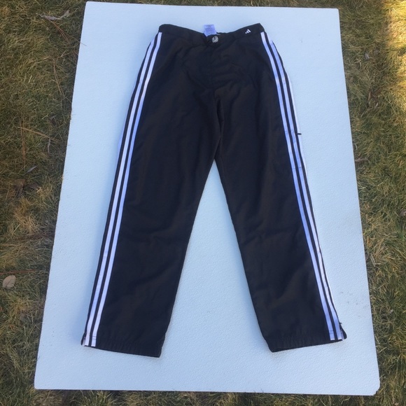 adidas Other - Adidas Men’s Medium Track Pants Black White Zipper